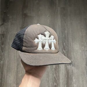 Chrome Hearts Trucker Hat Triple Cross